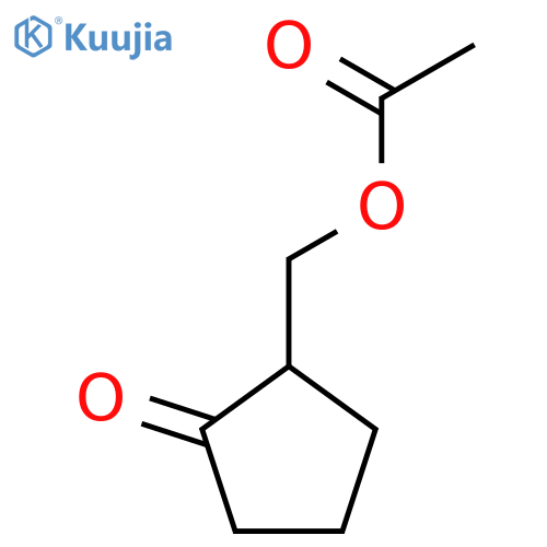 (2-Oxocyclopentyl)methyl acetate structure