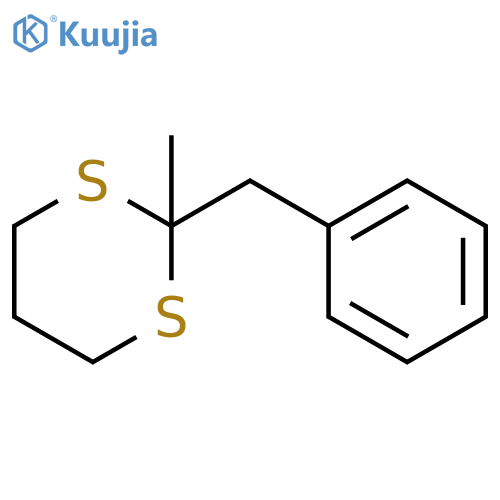 1,3-Dithiane, 2-methyl-2-(phenylmethyl)- structure