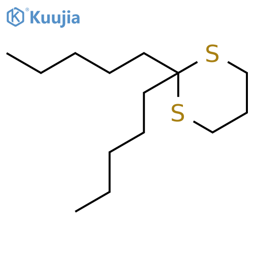 1,3-DITHIANE, 2,2-DIPENTYL- structure