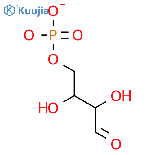 Butanal,2,3-dihydroxy-4-(phosphonooxy)-, (2R,3R)- structure