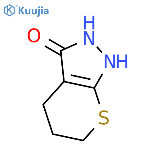 2,4,5,6-tetrahydro-1H-thiopyrano[2,3-c]pyrazol-3-one structure