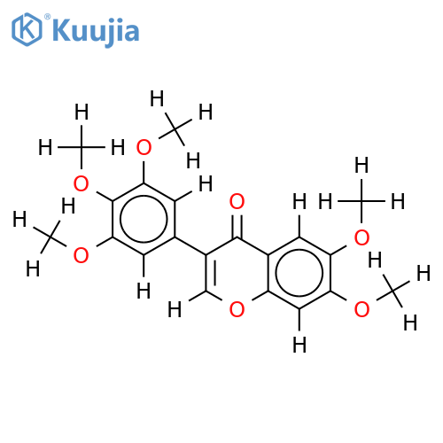 Penta-Me ether-3',4',5',6,7-Pentahydroxyisoflavone structure