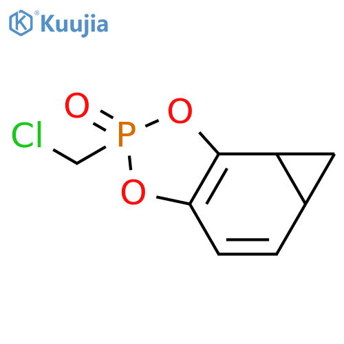 2-(chloromethyl)-6,6a-dihydro-5aH-cyclopropa[e][1,3,2]benzodioxaphosphole 2-oxide structure