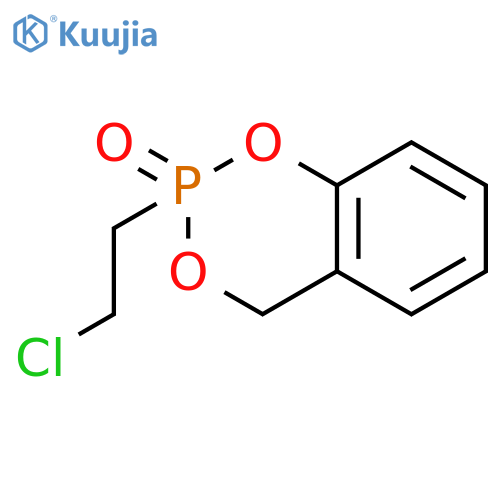 4H-1,3,2-Benzodioxaphosphorin, 2-(2-chloroethyl)-, 2-oxide structure
