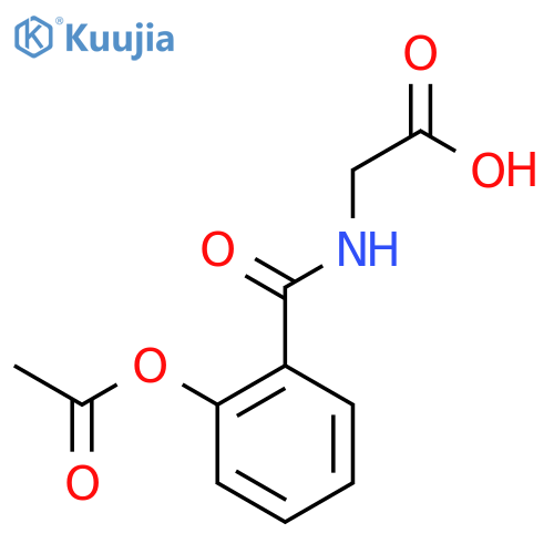 Glycine,N-[2-(acetyloxy)benzoyl]- structure