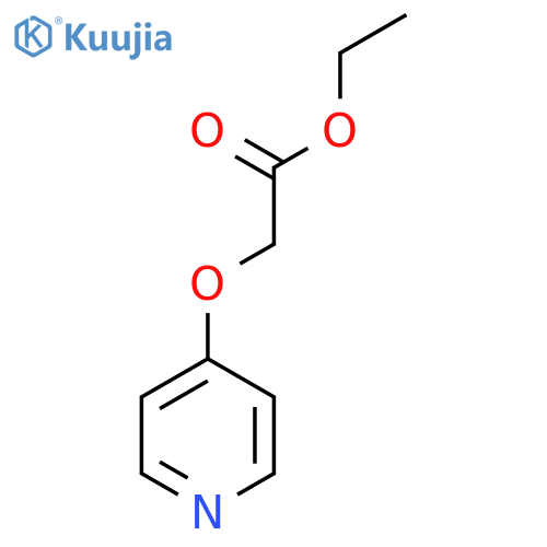(Pyridin-4-yloxy)-acetic acid ethyl ester structure