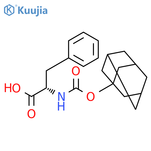 L-PHENYLALANINE, N-[(TRICYCLO[3.3.1.13,7]DEC-1-YLOXY)CARBONYL]- structure