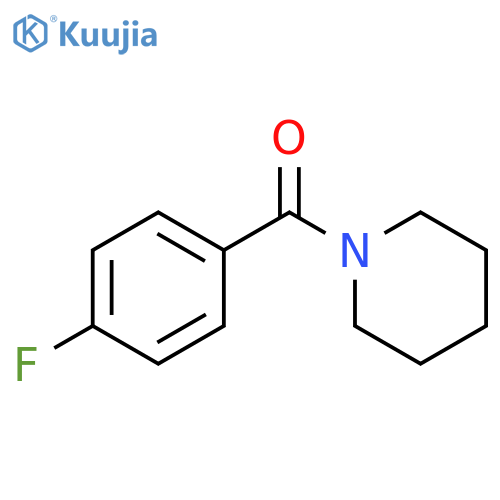 1-Fluoro-4-(piperidinocarbonyl)benzene structure