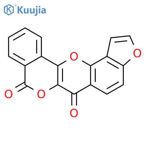 [2]Benzopyrano[4,3-b]furo[2,3-h][1]benzopyran-6,8-dione structure