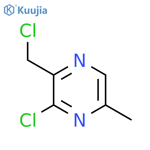 3-Chloro-2-(chloromethyl)-5-methylpyrazine structure
