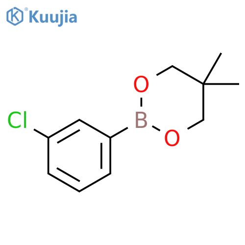 4-(5,5-DIMETHYL-1,3,2-DIOXABORINAN-2-YL) CHLOROBENZENE structure