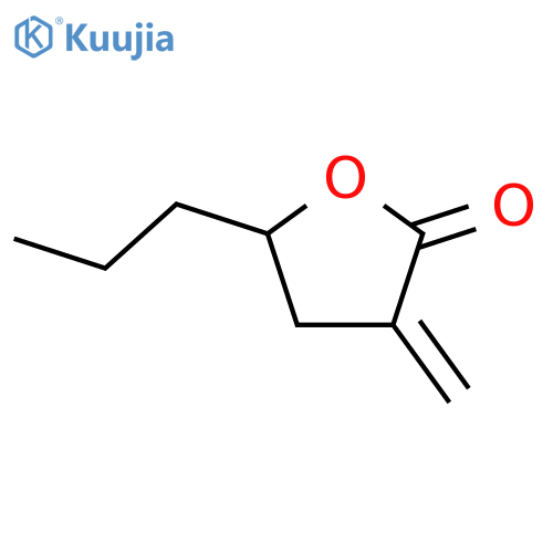 2(3H)-Furanone, dihydro-3-methylene-5-propyl- structure