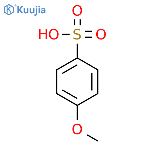 4-Methoxybenzenesulfonic acid structure
