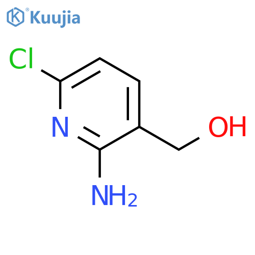 (2-Amino-6-chloropyridin-3-yl)methanol structure