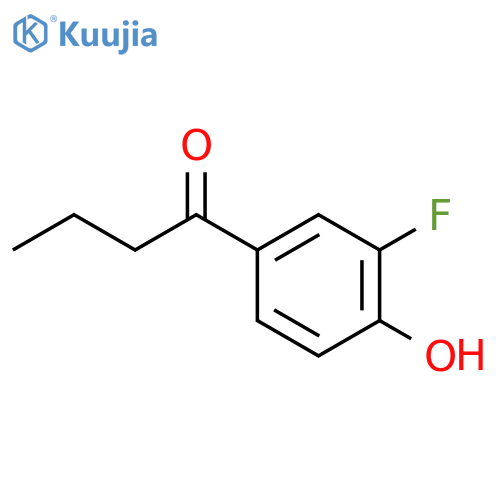 1-(3-Fluoro-4-hydroxyphenyl)butan-1-one structure
