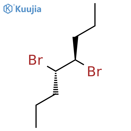 Octane, 4,5-dibromo-, (R*,S*)- structure