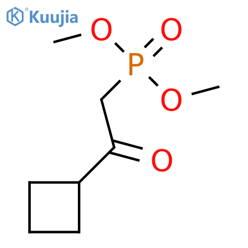 dimethyl (2-cyclobutyl-2-oxoethyl)phosphonate structure