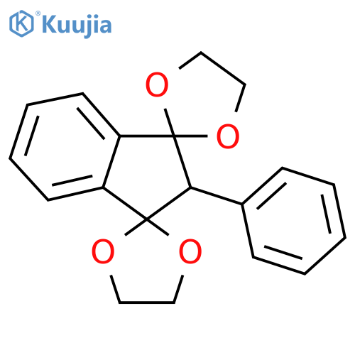 Dispiro[1,3-dioxolane-2,1'-[1H]indene-3'(2'H),2''-[1,3]dioxolane], 2'-phenyl- structure