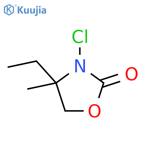 2-Oxazolidinone, 3-chloro-4-ethyl-4-methyl- structure