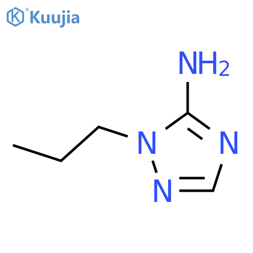 1H-1,2,4-Triazol-5-amine,1-propyl- structure