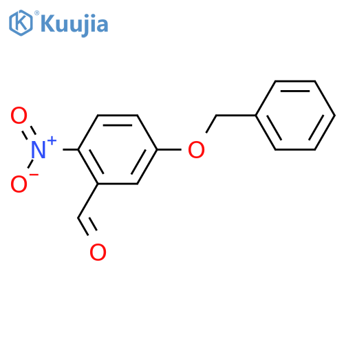2-Nitro-5-(phenylmethoxy)-benzaldehyde structure