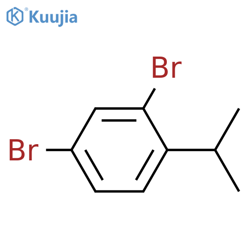 BENZENE, 2,4-DIBROMO-1-(1-METHYLETHYL)- structure