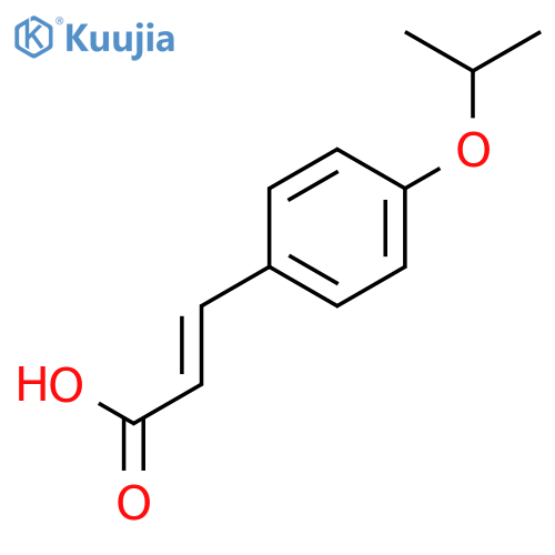 (2E)-3-(4-Isopropoxyphenyl)acrylic acid structure