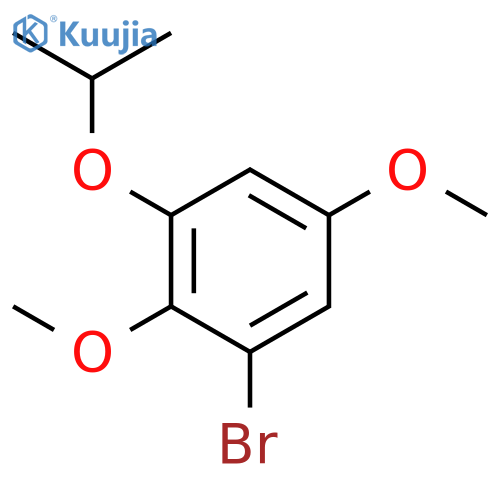 Benzene, 1-bromo-2,5-dimethoxy-3-(1-methylethoxy)- structure