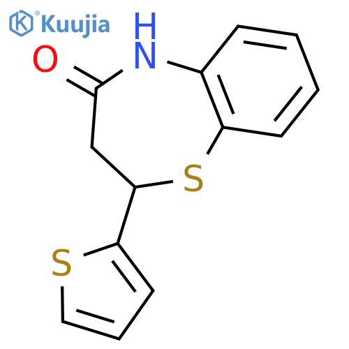 2-(2-Thienyl)-2,3-dihydro-1,5-benzothiazepin-4(5H)-one structure