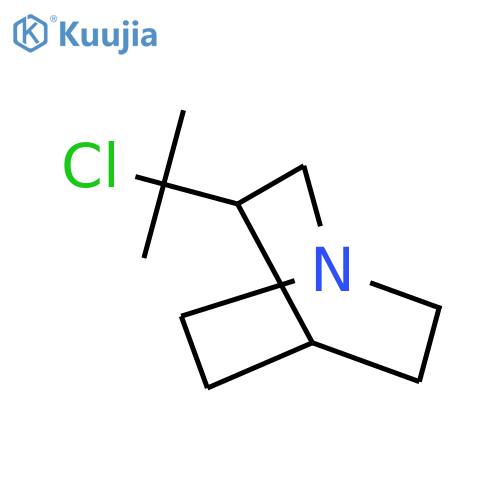 3-(2-chloropropan-2-yl)-1-azabicyclo2.2.2octane structure