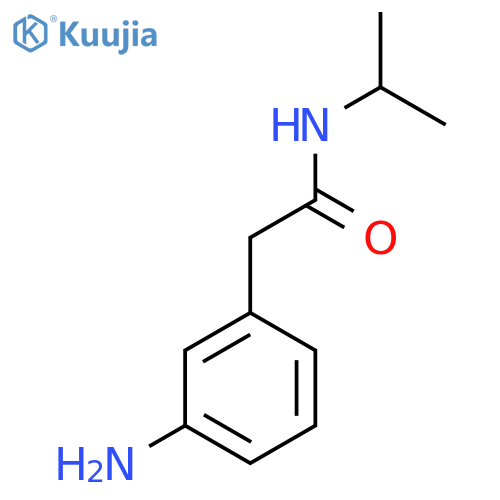 2-(3-Aminophenyl)-n-(propan-2-yl)acetamide structure