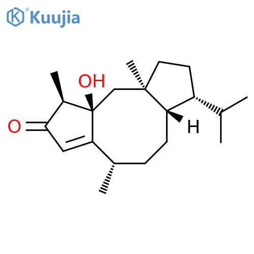 Dicyclopenta[a,d]cycloocten-2(1H)-one,4,5,6,6a,7,8,9,9a,10,10a-decahydro-10a-hydroxy-1,4,9a-trimethyl-7-(1-methylethyl)-,(1S,4S,6aS,7R,9aR,10aR)- structure