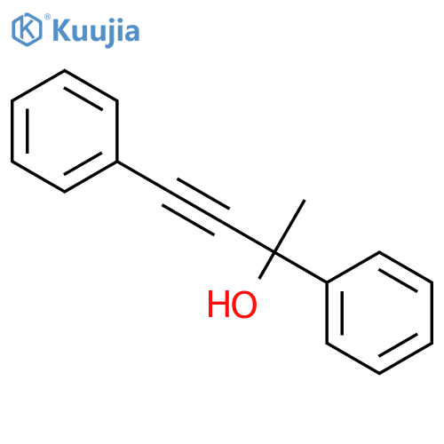 2,4-diphenylbut-3-yn-2-ol structure