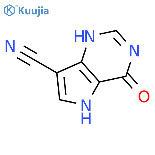 1H-PYRROLO[3,2-D]PYRIMIDINE-7-CARBONITRILE, 4,5-DIHYDRO-4-OXO- structure