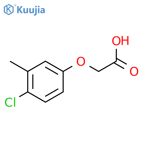2-(4-Chloro-3-methylphenoxy)acetic acid structure