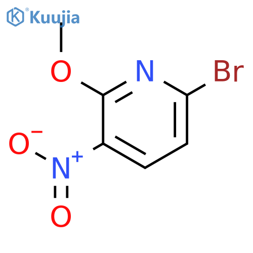 6-Bromo-2-methoxy-3-nitro-pyridine structure