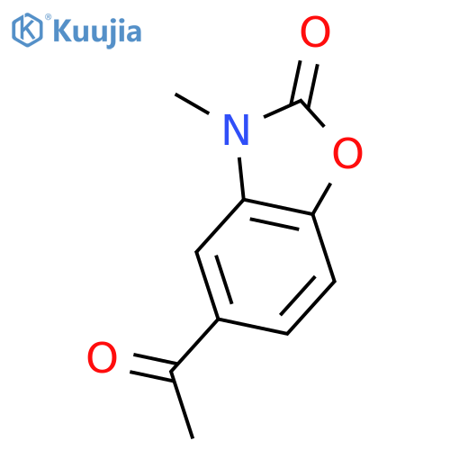 2(3H)-Benzoxazolone, 5-acetyl-3-methyl- structure