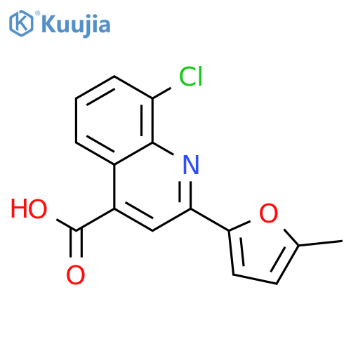 8-Chloro-2-(5-Methyl-2-Furyl)Quinoline-4-Carboxylic Acid structure