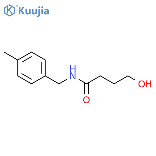 BUTANAMIDE, 4-HYDROXY-N-[(4-METHYLPHENYL)METHYL]- structure