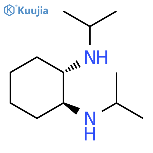 (1S,2S)-N1,N2-bis(propan-2-yl)cyclohexane-1,2-diamine structure