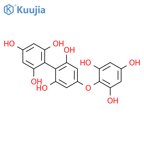 [1,1'-Biphenyl]-2,2',4,6,6'-pentol, 4'-(2,4,6-trihydroxyphenoxy)- structure