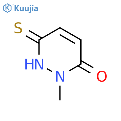 3(2H)-Pyridazinone, 1,6-dihydro-2-methyl-6-thioxo- structure