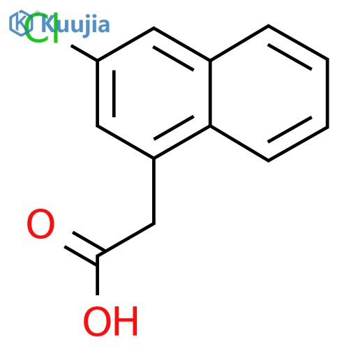 2-(3-Chloronaphthalen-1-yl)acetic acid structure
