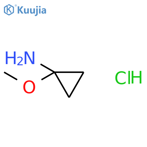 Cyclopropanamine, 1-methoxy-, hydrochloride structure