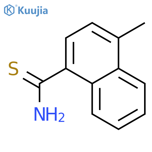 4-methylnaphthalene-1-carbothioamide structure