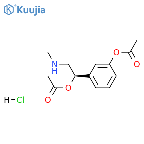 3-Acetoxy-α-(methylamino)methyl-(R)-benzenemethanol 1-Acetate Hydrochloride structure