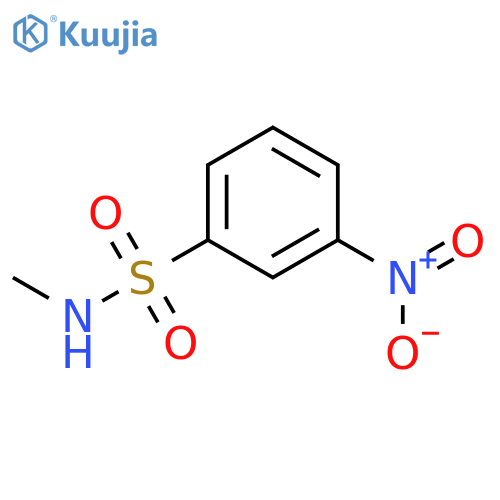 N-methyl-3-nitrobenzene-1-sulfonamide structure
