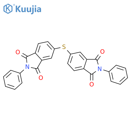 1H-Isoindole-1,3(2H)-dione, 5,5'-thiobis[2-phenyl- structure