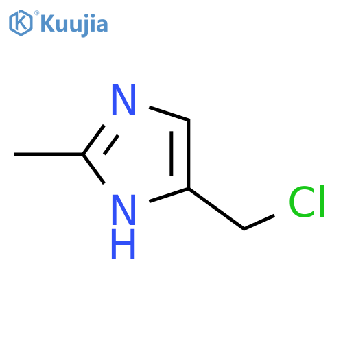 4-(Chloromethyl)-2-methyl-1H-imidazole hydrochloride structure