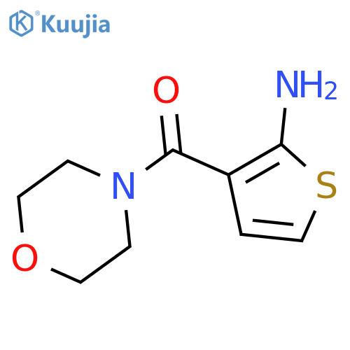 3-(morpholin-4-ylcarbonyl)thien-2-ylamine structure